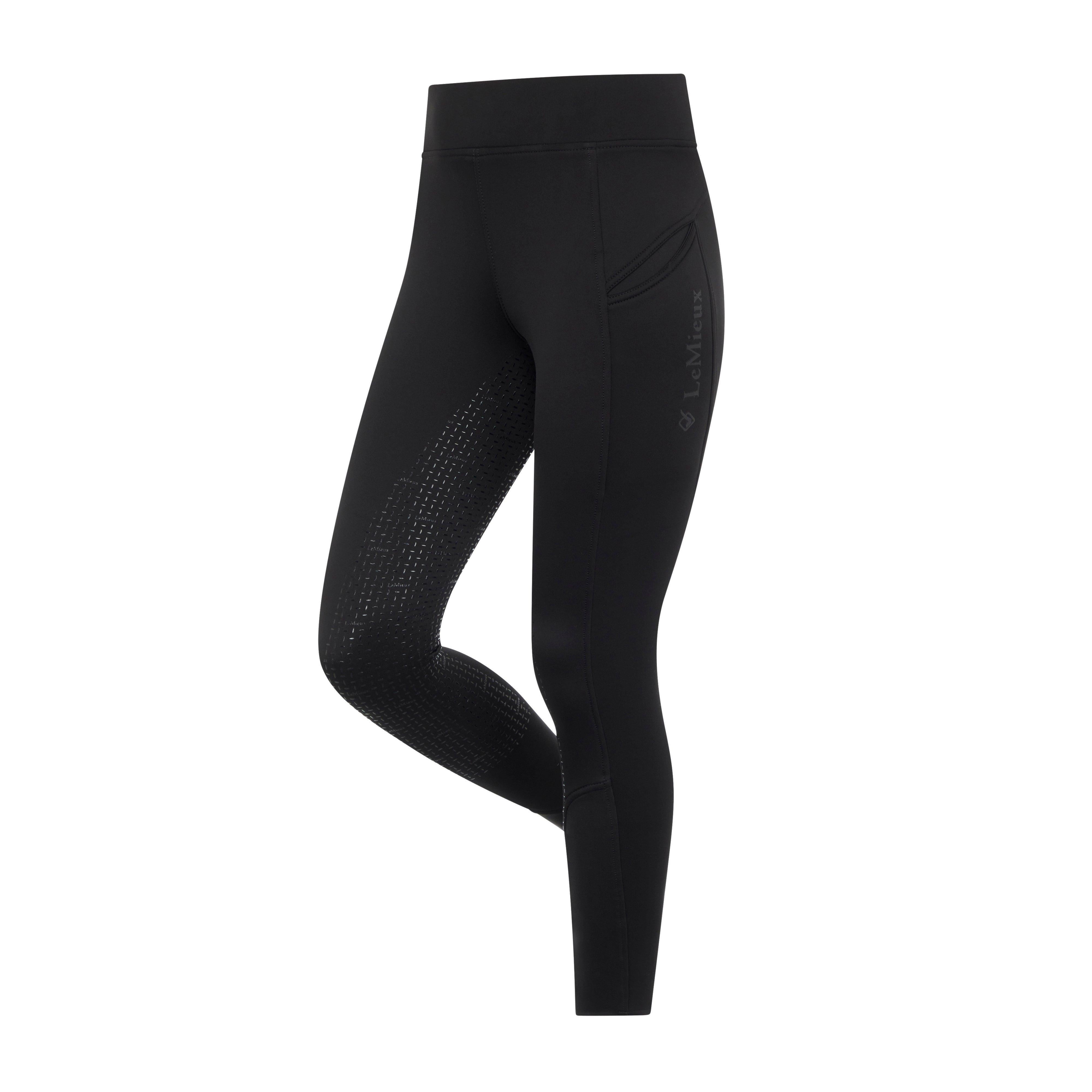 Womens Winter Brushed Pull Ons Black