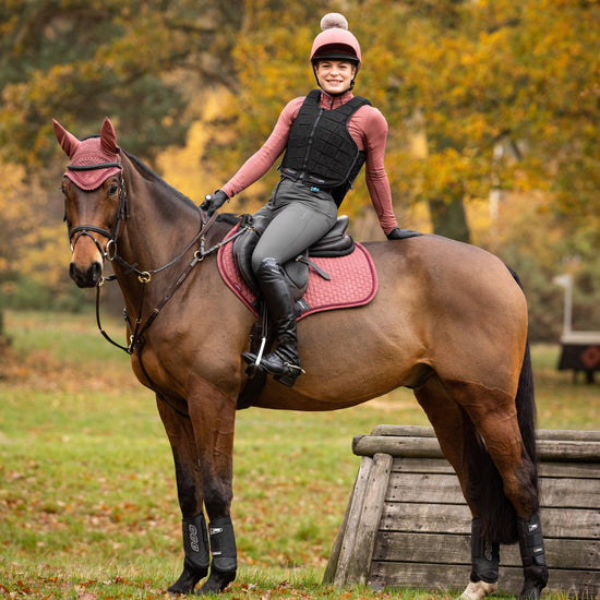 Classique Suede Close Contact Saddle Pad Orchid