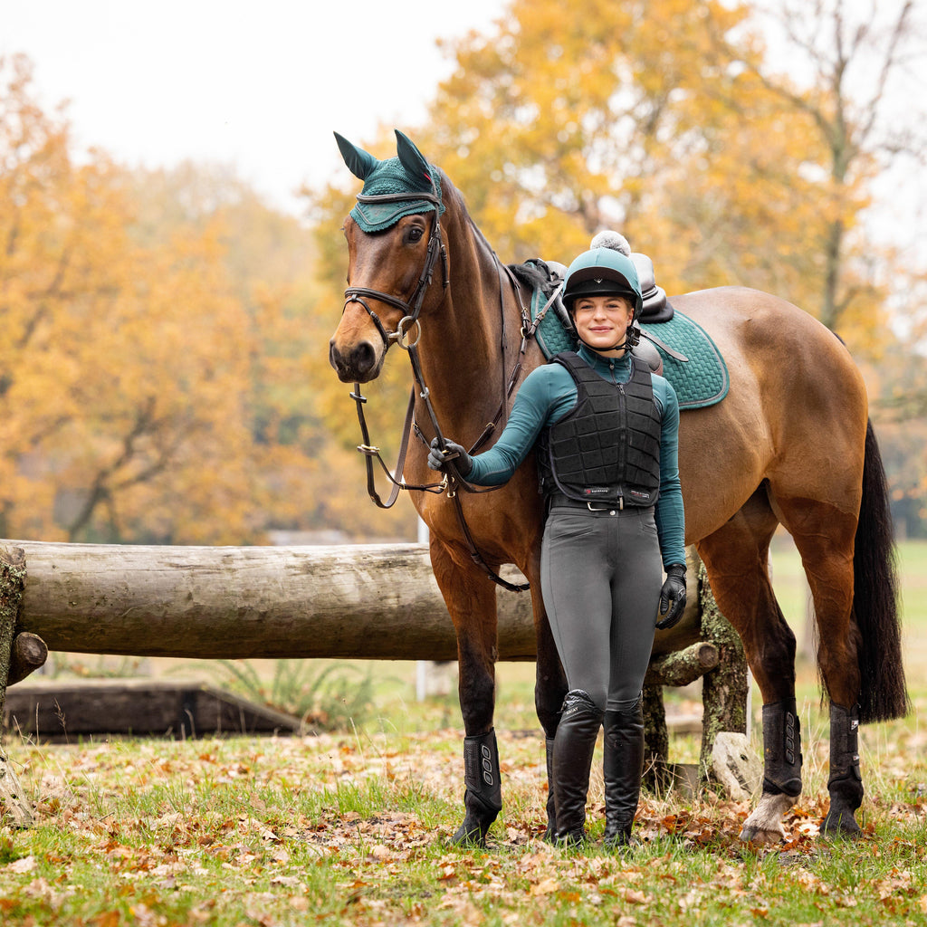 Classique Suede Close Contact Saddle Pad Spruce