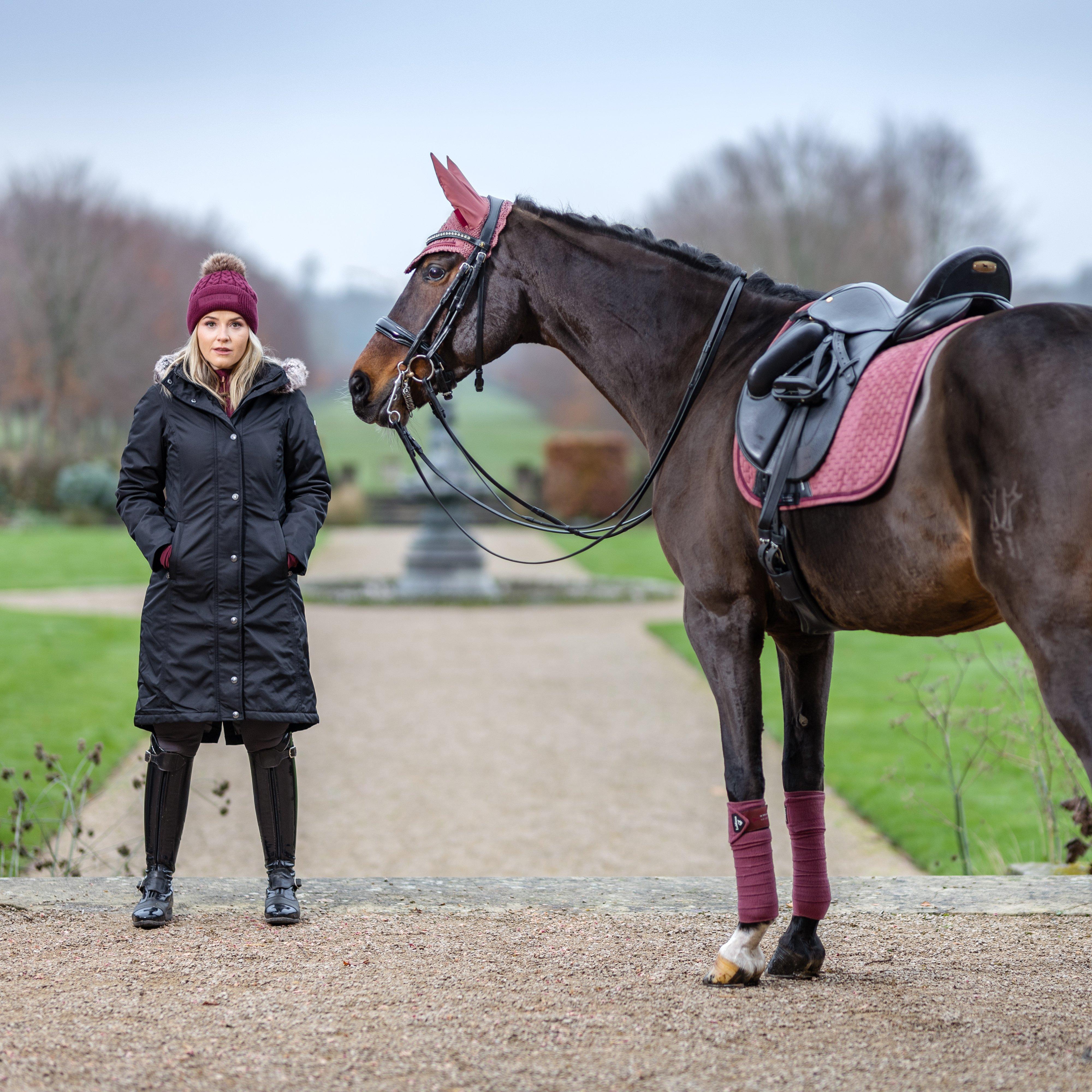 Classique Suede Dressage Saddle Pad Orchid