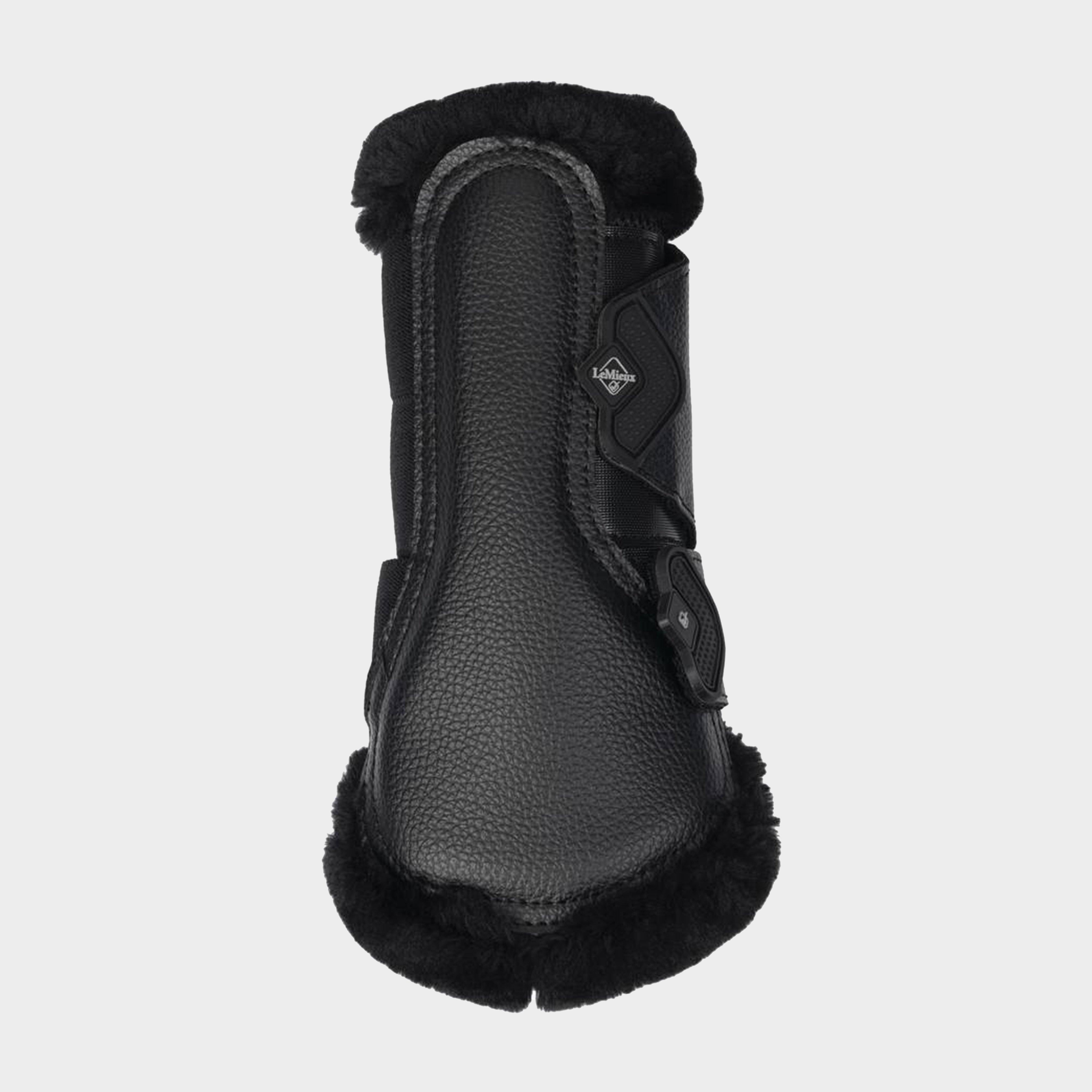 Fleece Brushing Boots Black