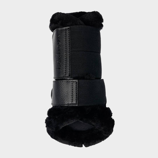 Fleece Brushing Boots Black