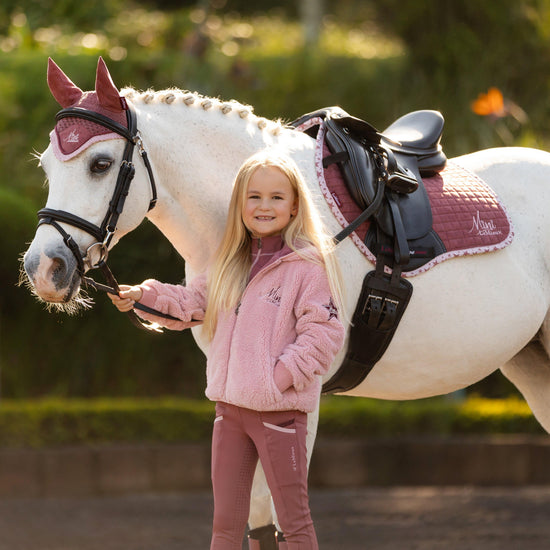 Mini Suede Jump Saddle Pad Orchid