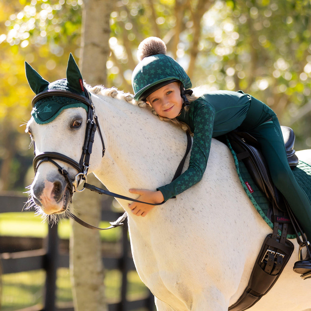 Mini Suede Jump Saddle Pad Spruce