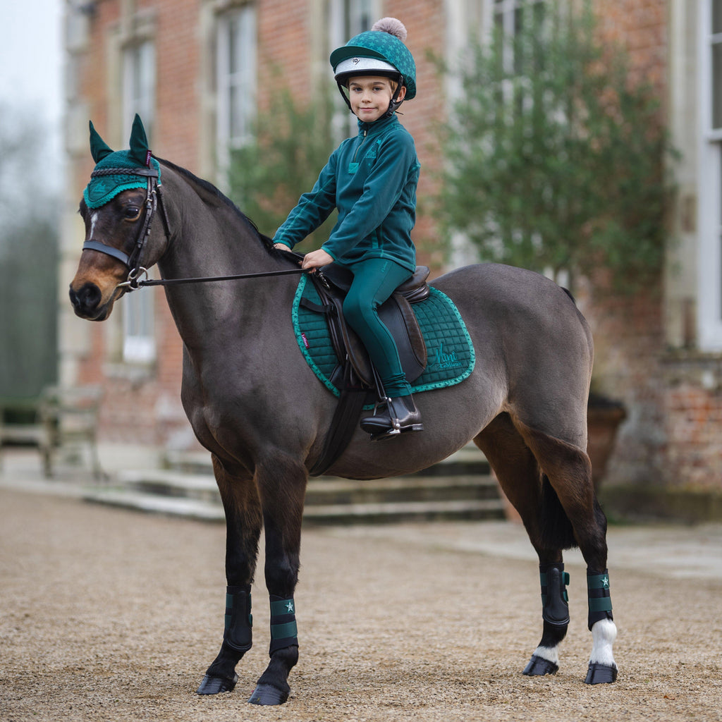 Mini Suede Jump Saddle Pad Spruce