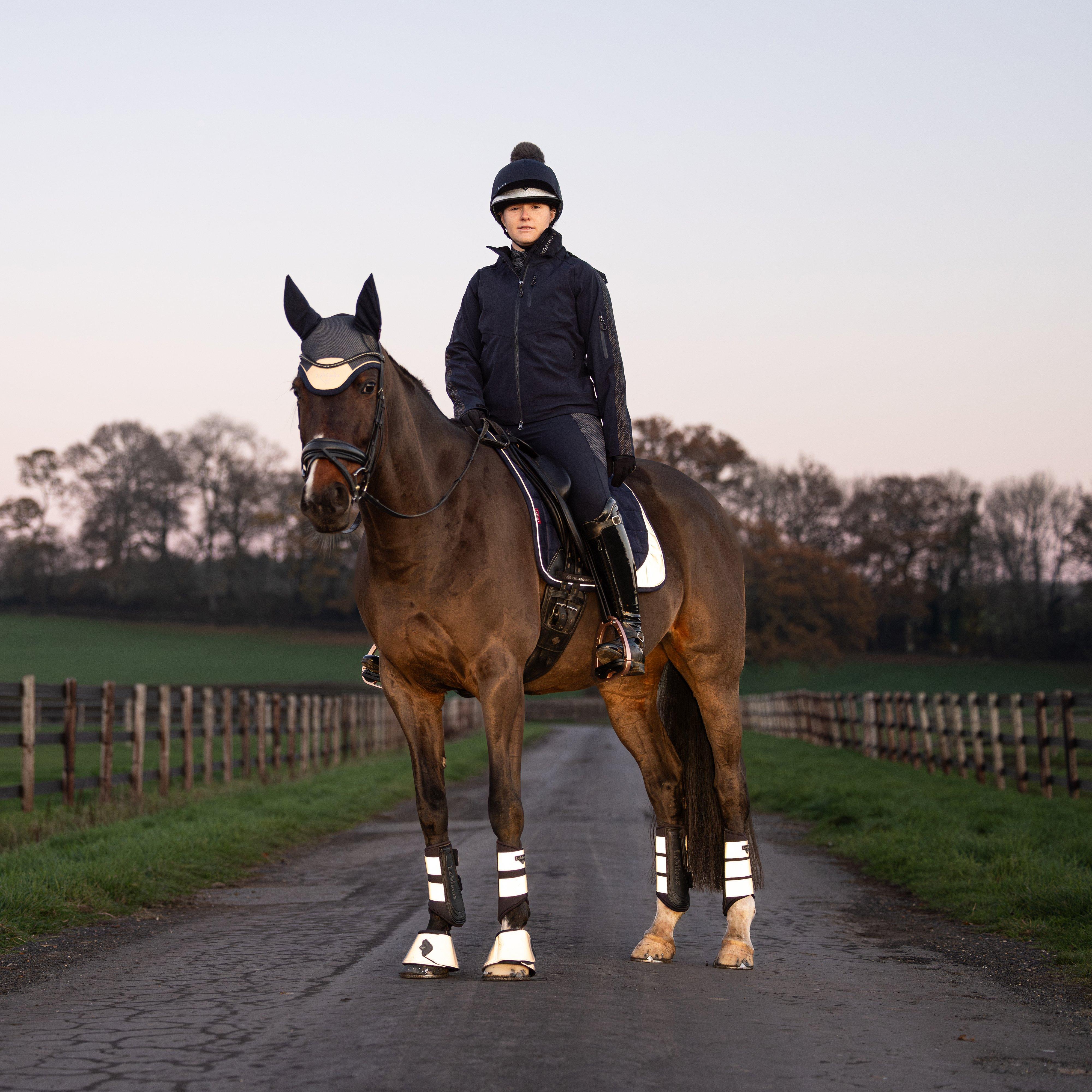 Reflective Fly Hood Navy