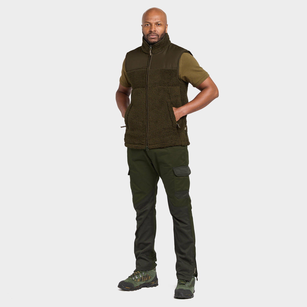 Mens Fieldman Trousers Green