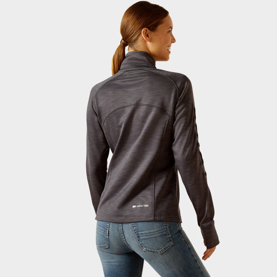 Womens Tek Team 1/2 Zip Sweatshirt Ebony