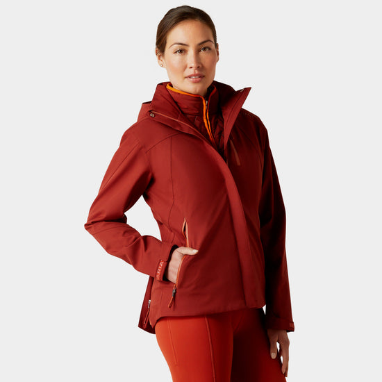 Womens Coastal H20 Jacket Fired Brick