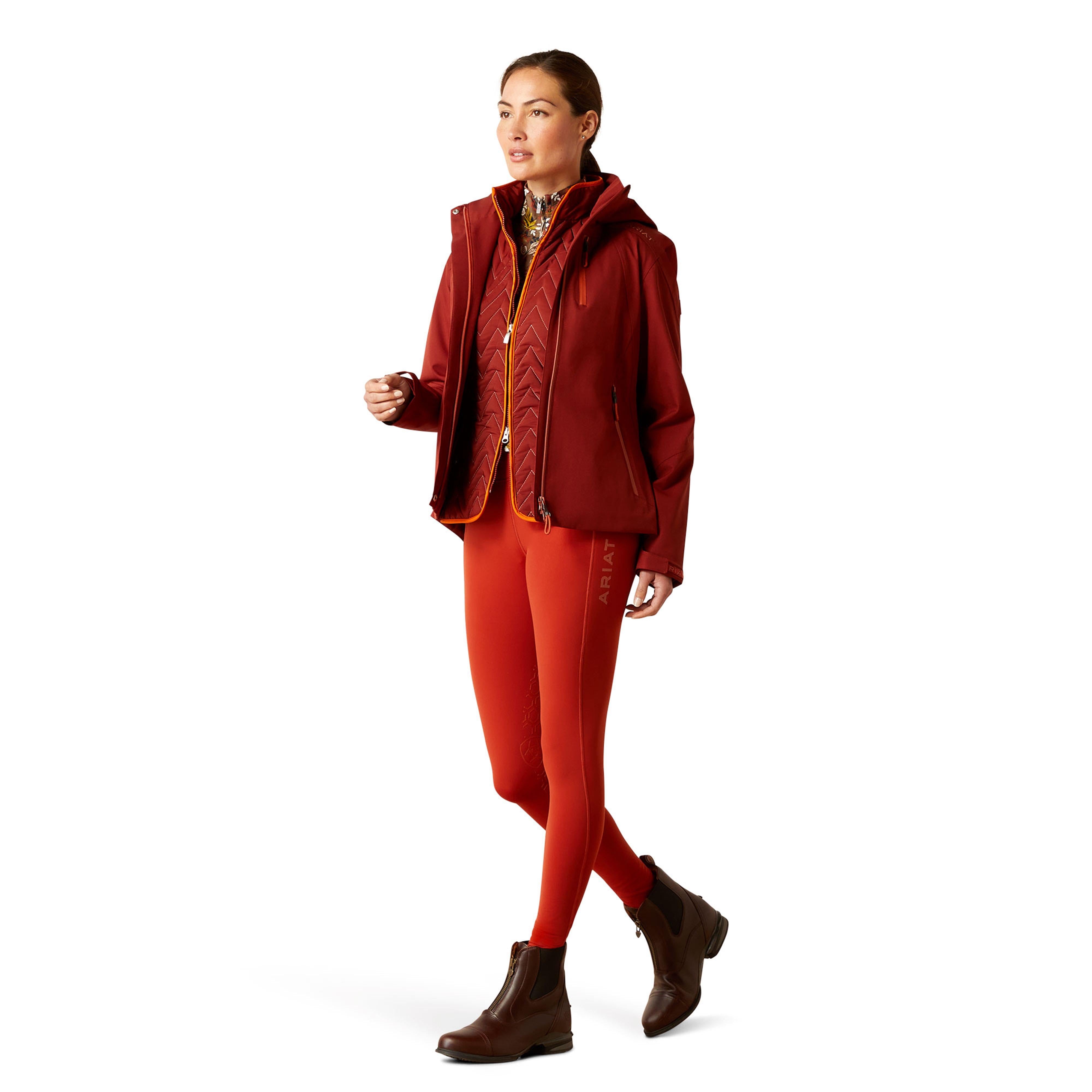 Womens Coastal H20 Jacket Fired Brick