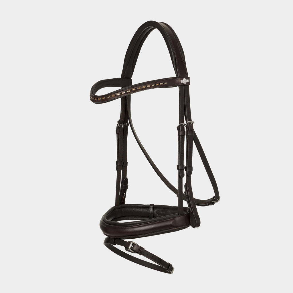 Arika Dressage Bridle Brown/Silver