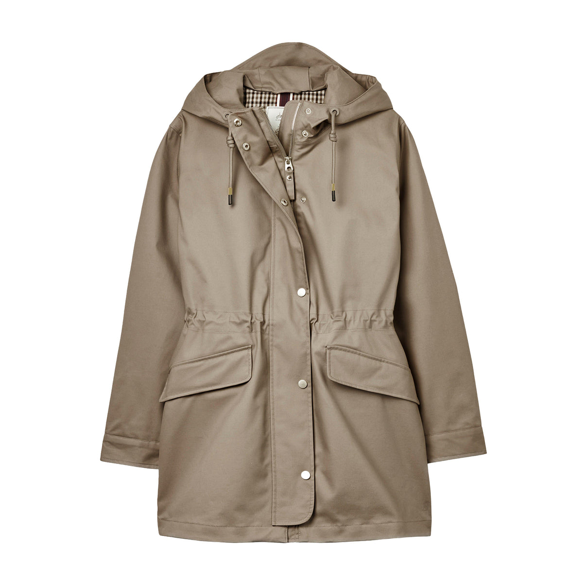 Womens Padstow Waterproof Raincoat Mushroom