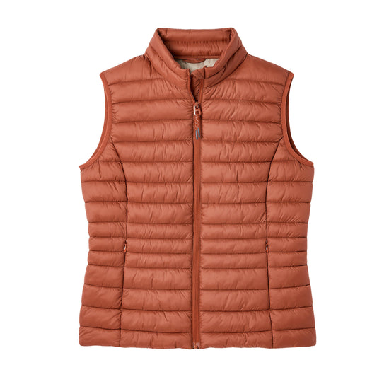 Womens Bramley Showerproof Packable Gilet Red