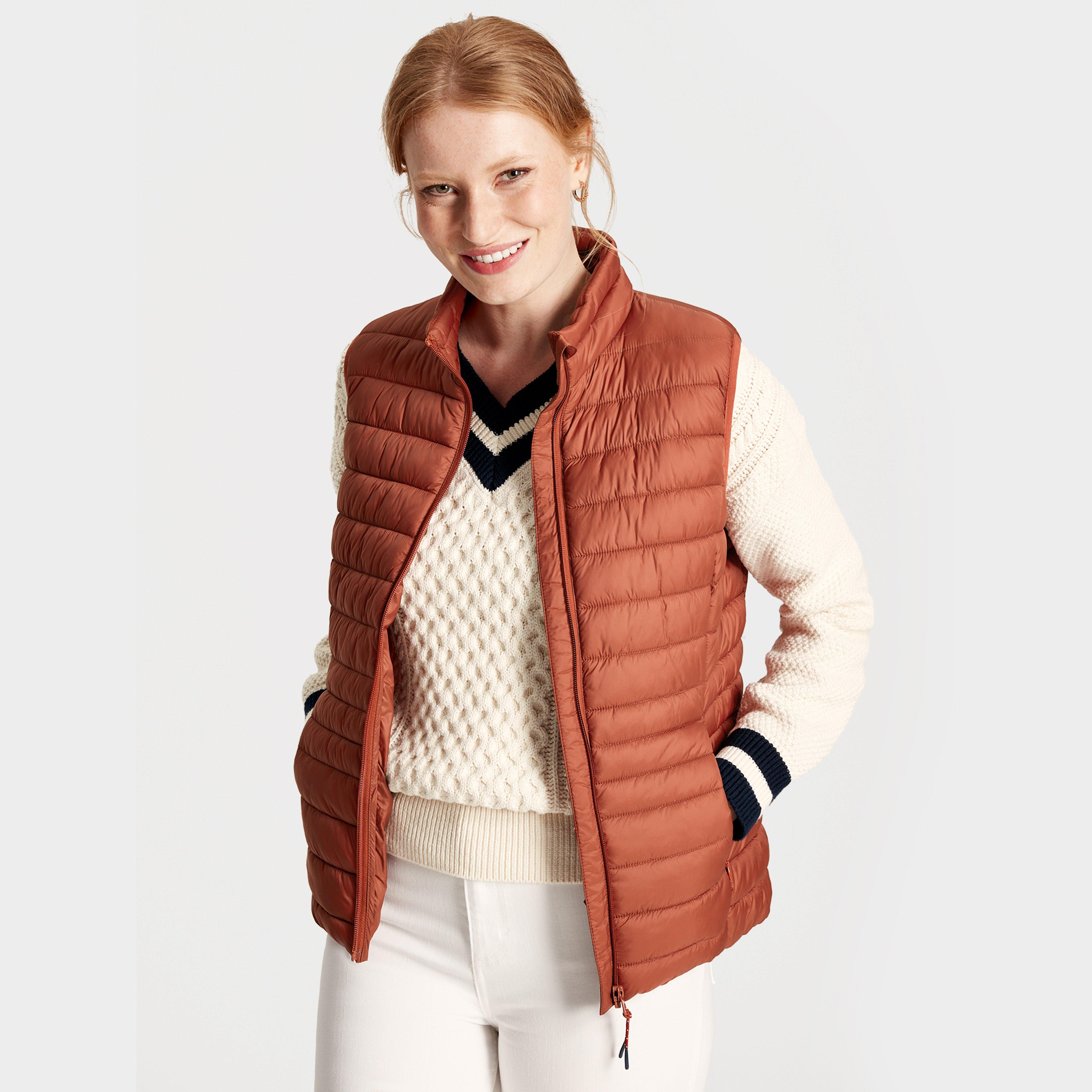 Womens Bramley Showerproof Packable Gilet Red