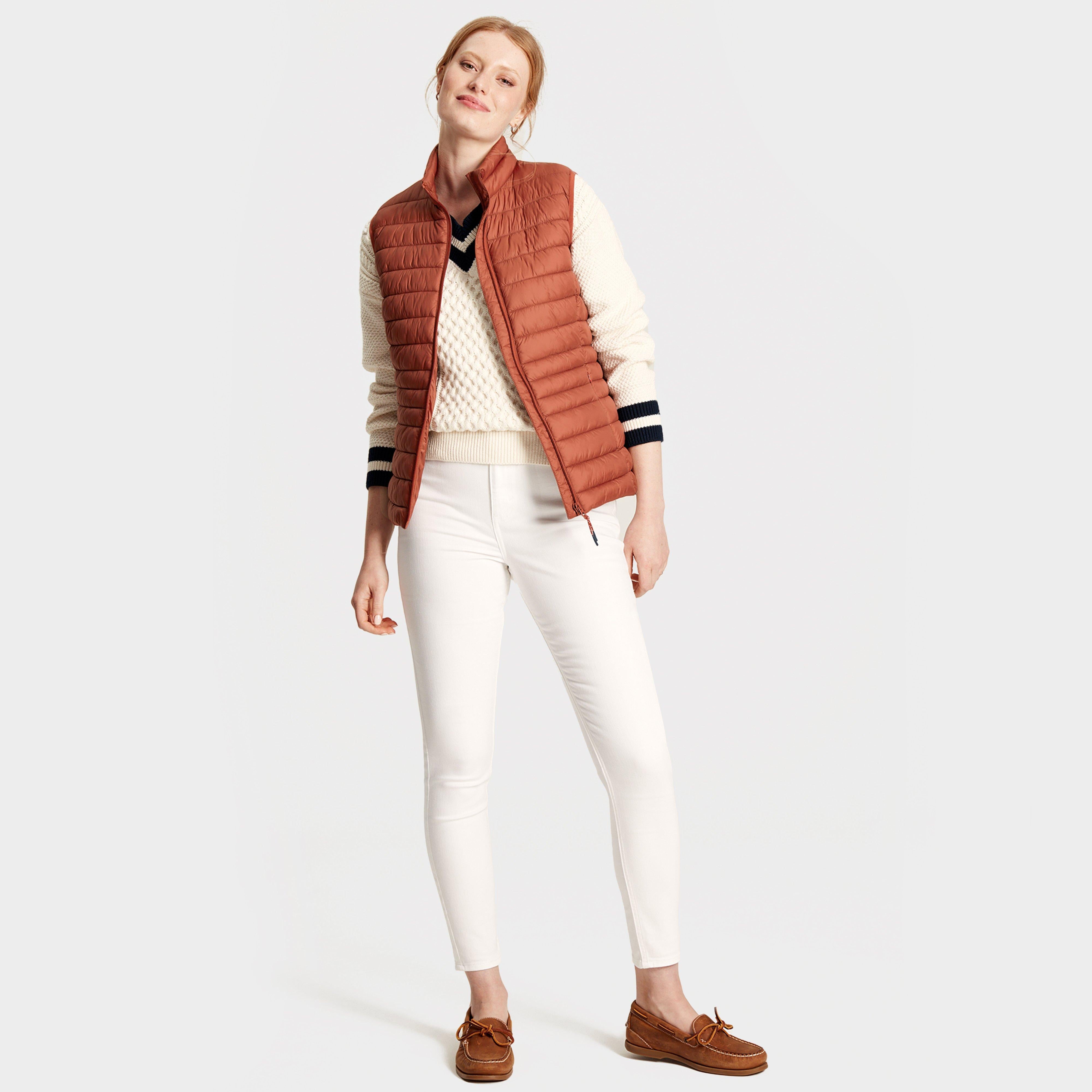 Womens Bramley Showerproof Packable Gilet Red