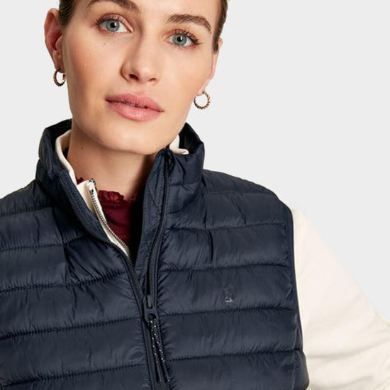 Womens Bramley Showerproof Packable Gilet Blue