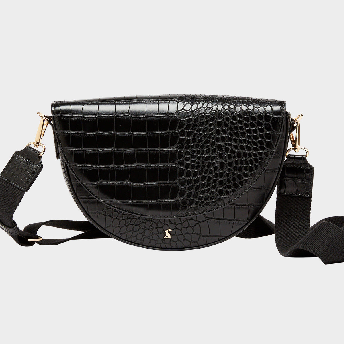 Clara Half Moon PU Bag Black