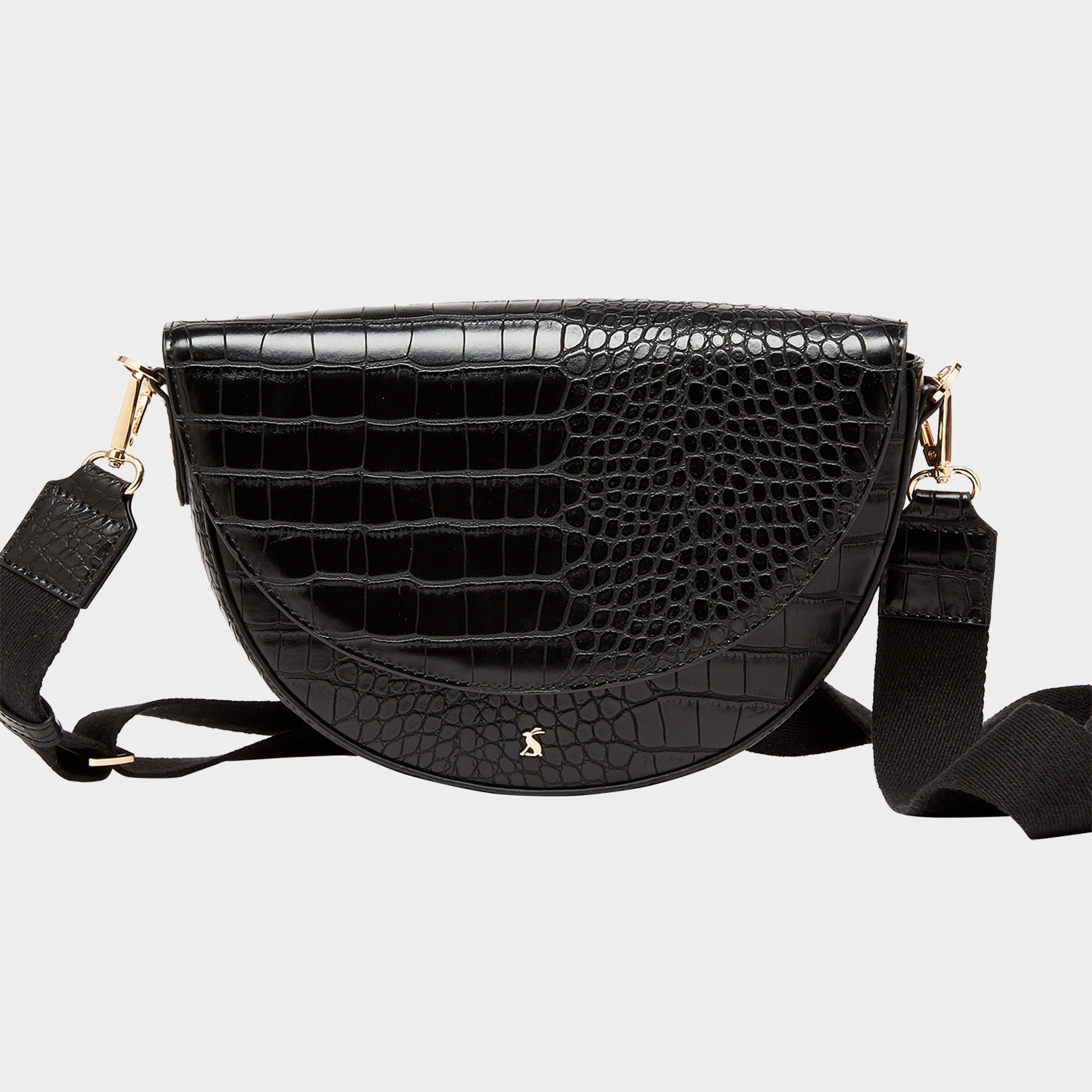 Clara Half Moon PU Bag Black