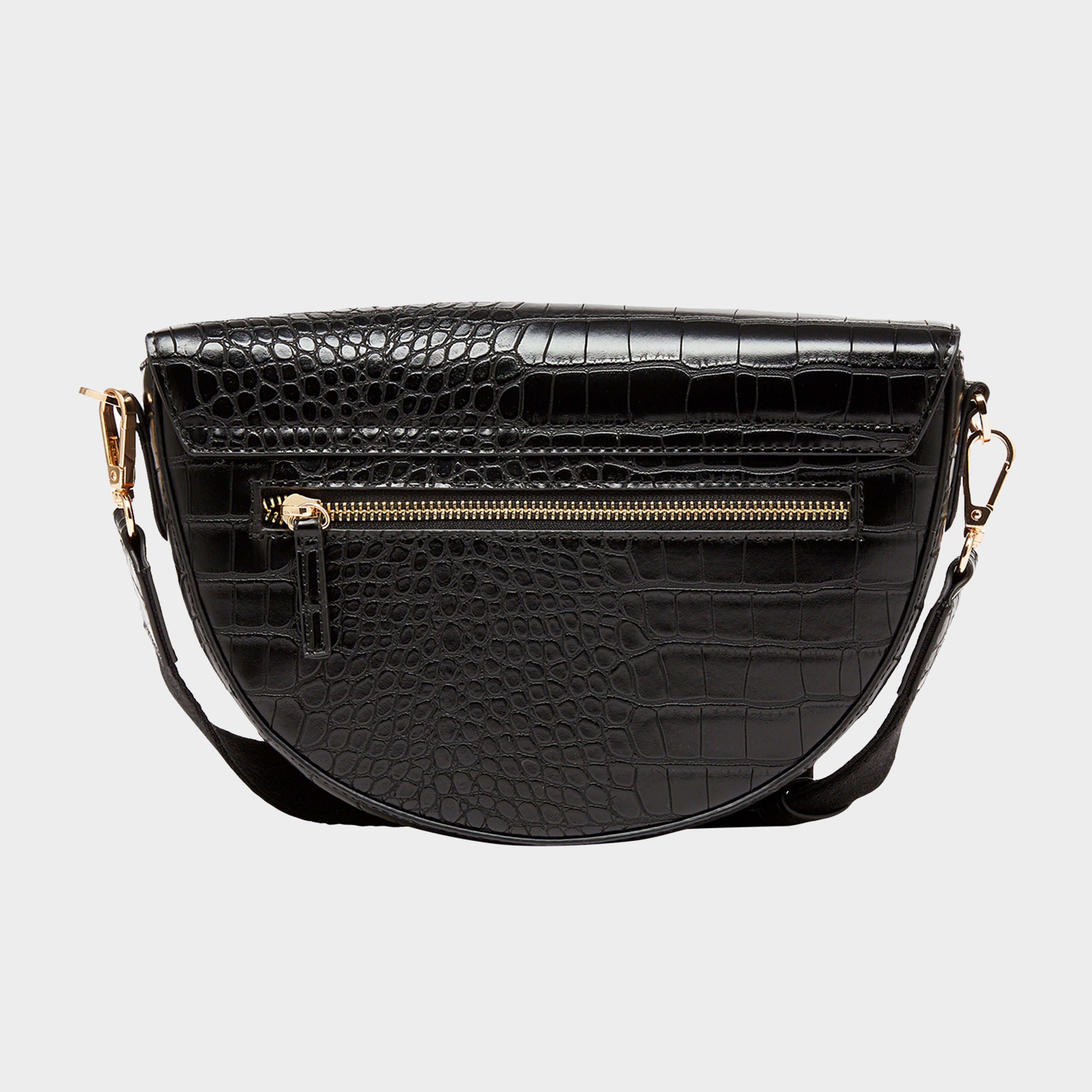 Clara Half Moon PU Bag Black