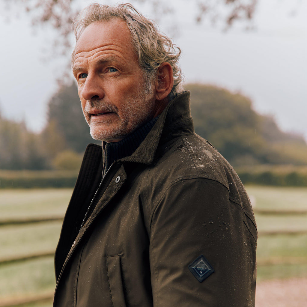 Mens Arbury Multi-pocket Waterproof With Padded Lining Coat Brown