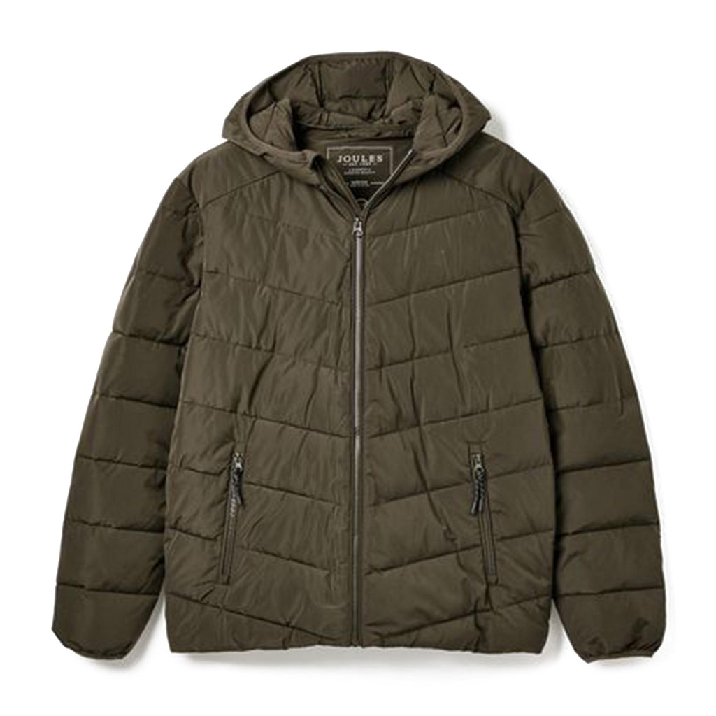 Mens Pearson Padded Shower Resistant Coat Green