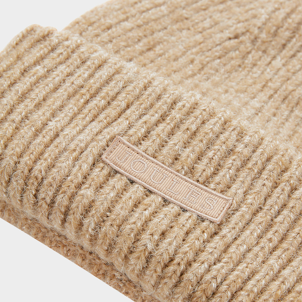 Womens Eloise Soft Oversized Beanie Hat Oat