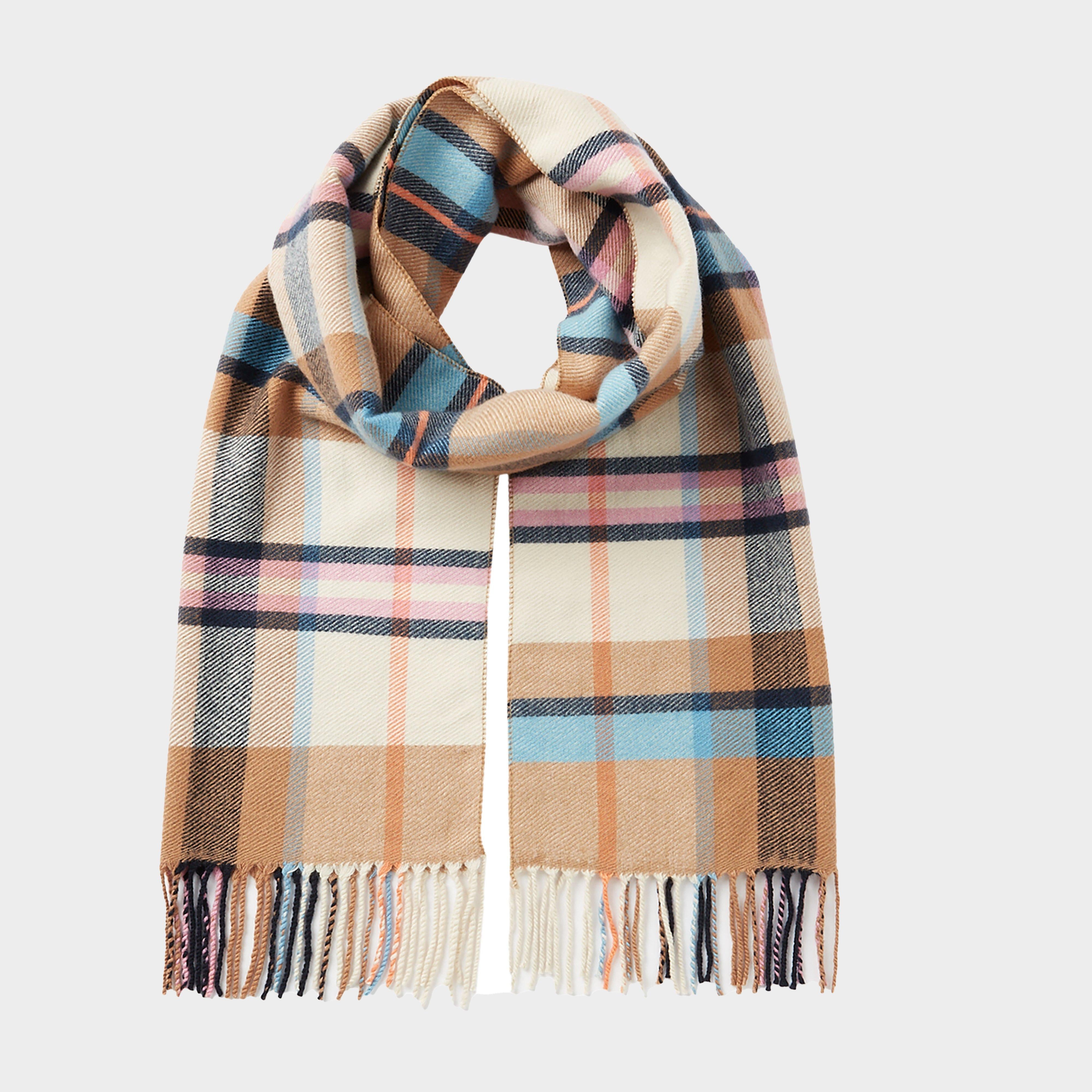 Womens Langtree Scarf Cream Check