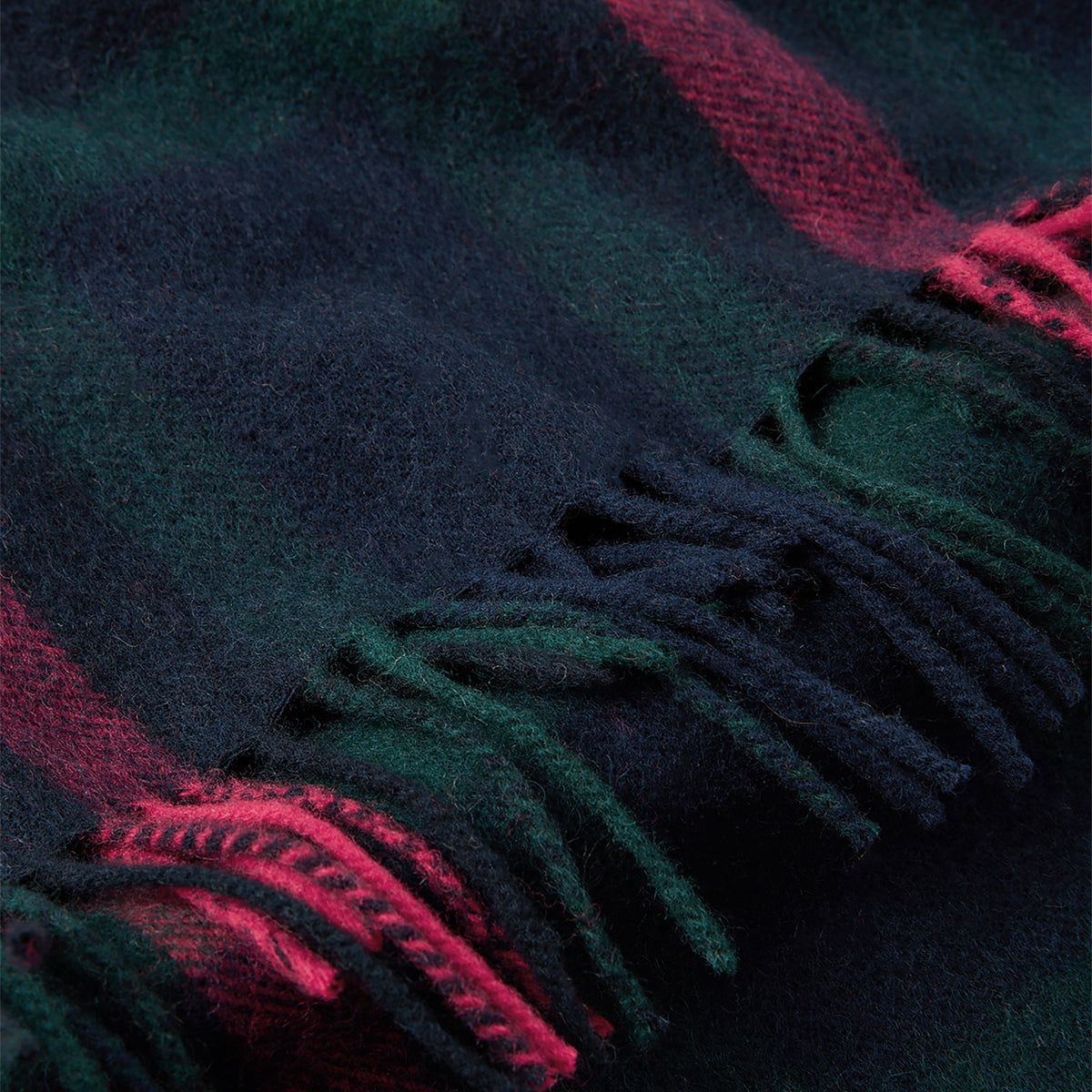 Womens Langtree Scarf Navy Pink Check