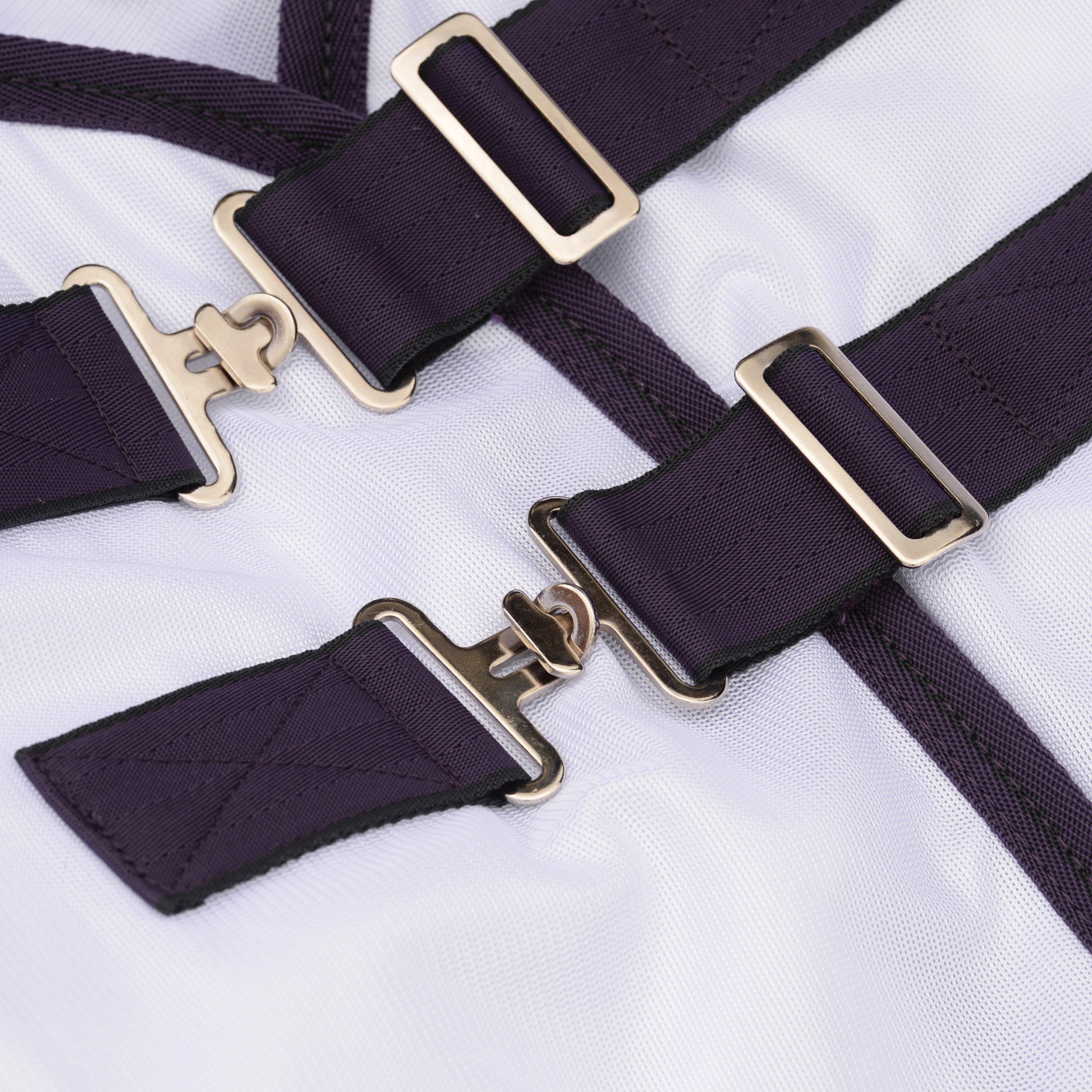 ComFiTec Essential Mesh Combo Neck Rug White/Purple/Black