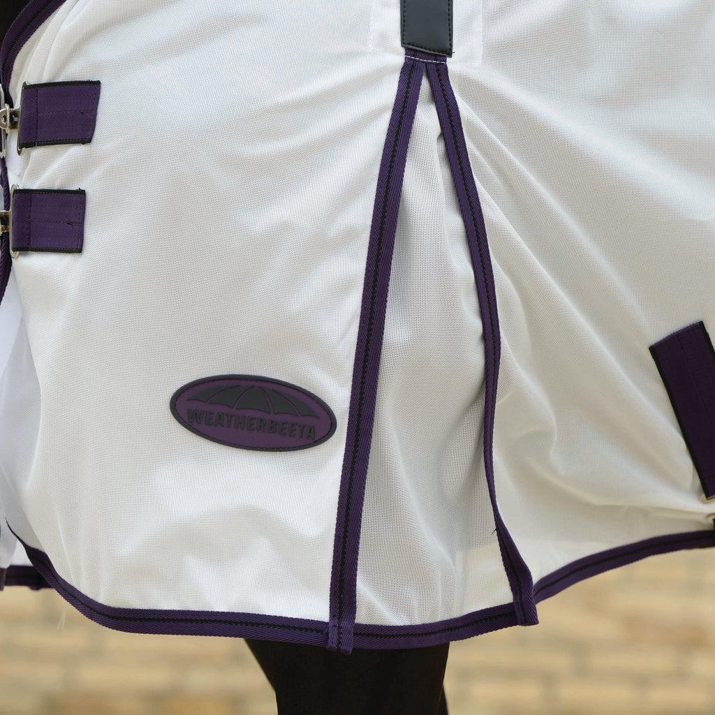 ComFiTec Essential Mesh Combo Neck Rug White/Purple/Black