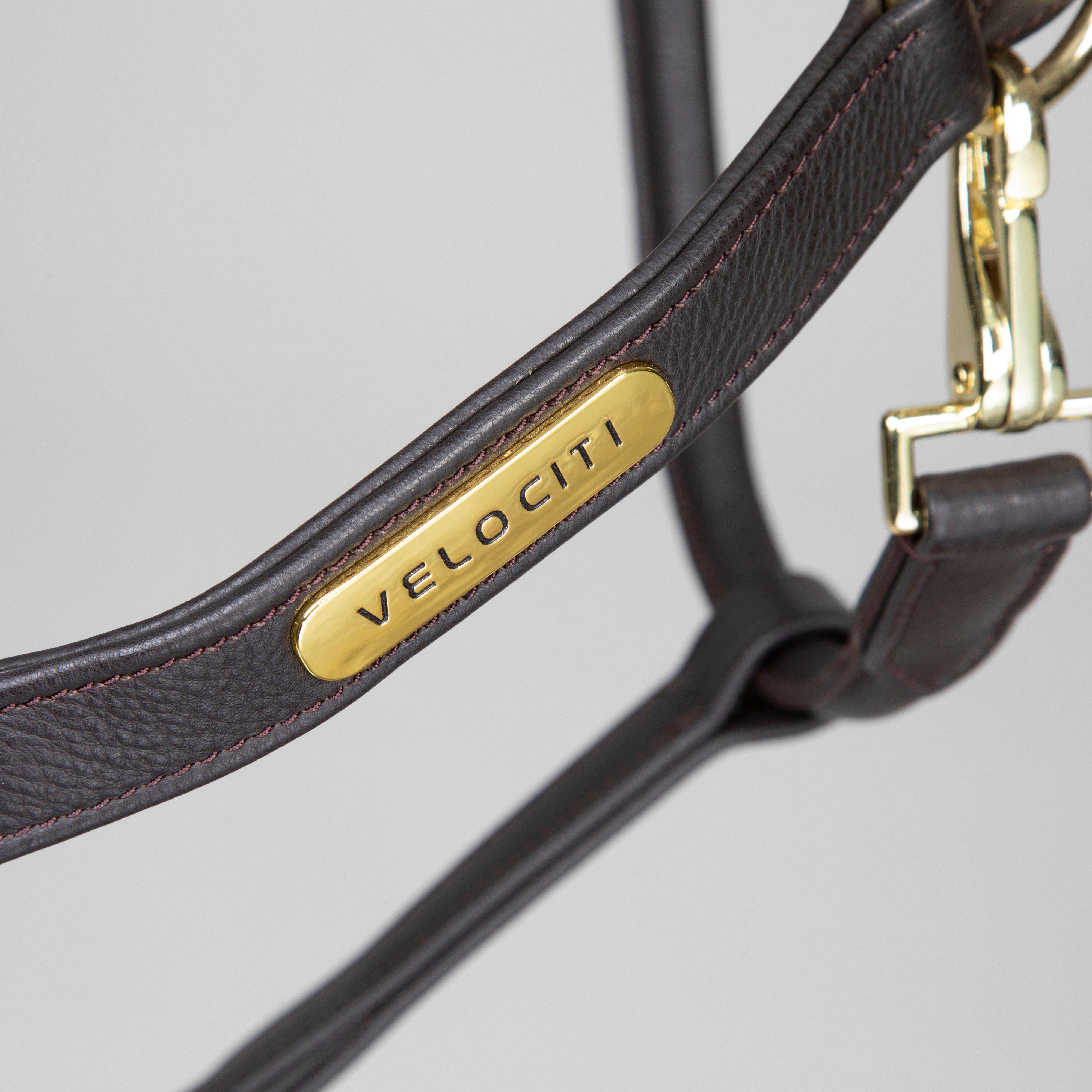 RAPIDA Comfort Leather Headcollar Havana