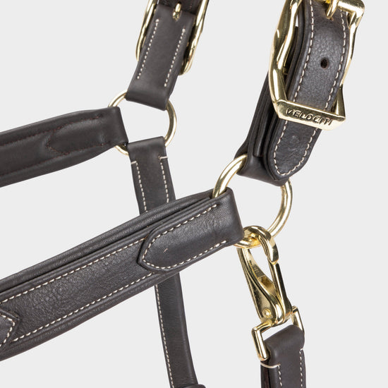 RAPIDA Comfort Leather Headcollar Havana