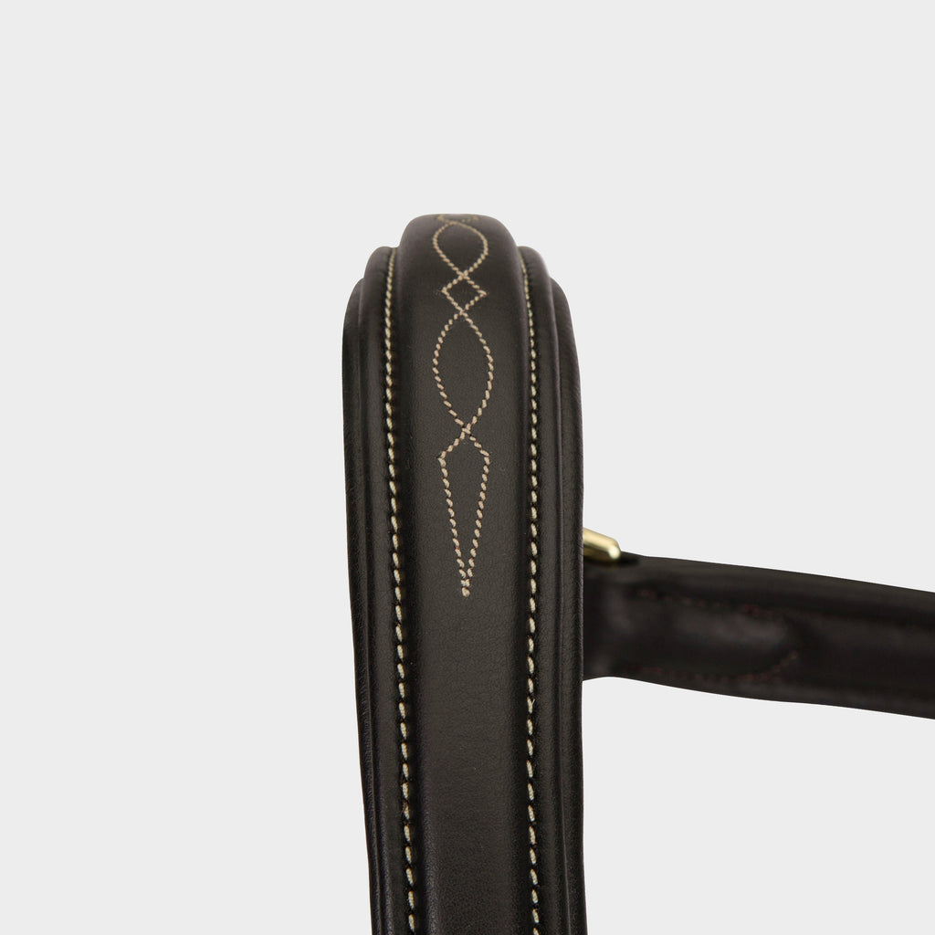 RAPIDA Comfort Leather Headcollar Havana