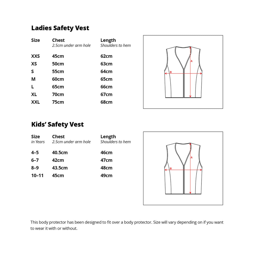 Kids Safety Vest Yellow