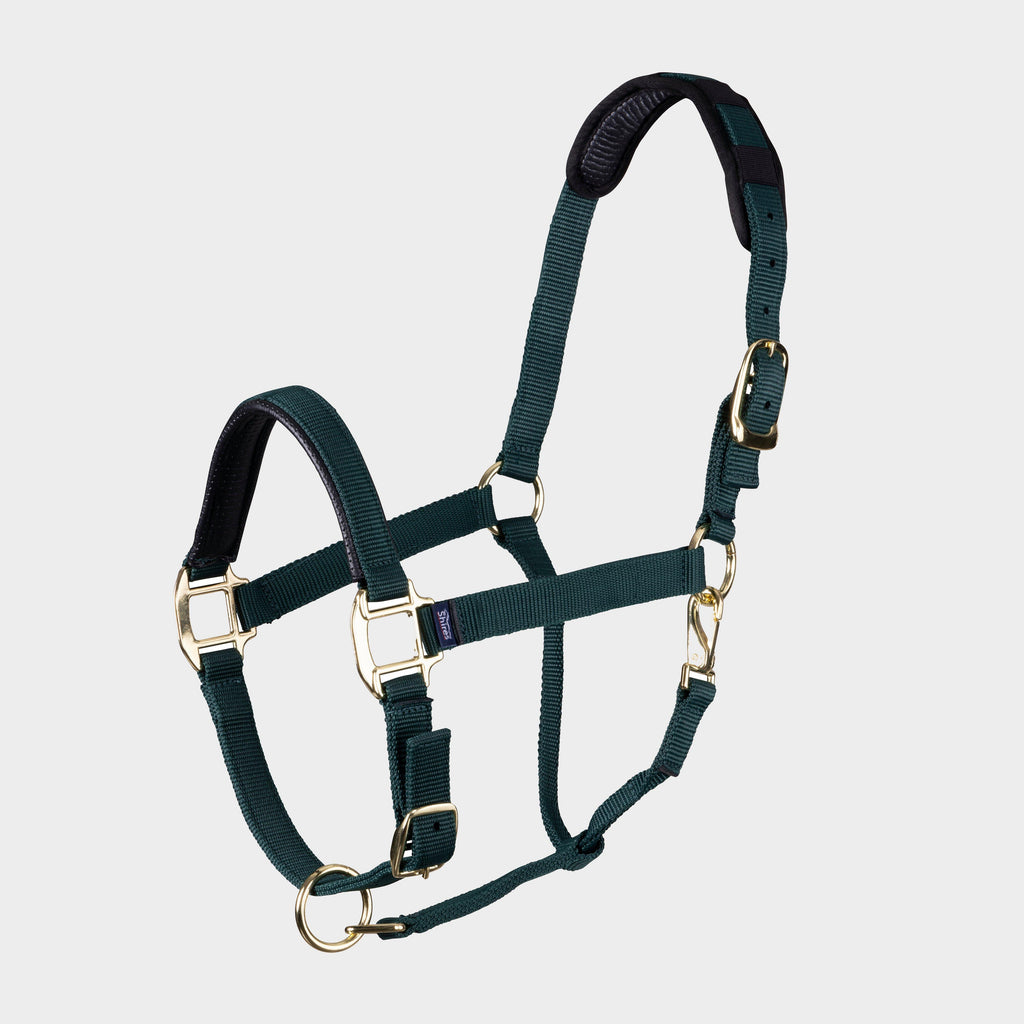 Topaz Nylon Headcollar Dark Green