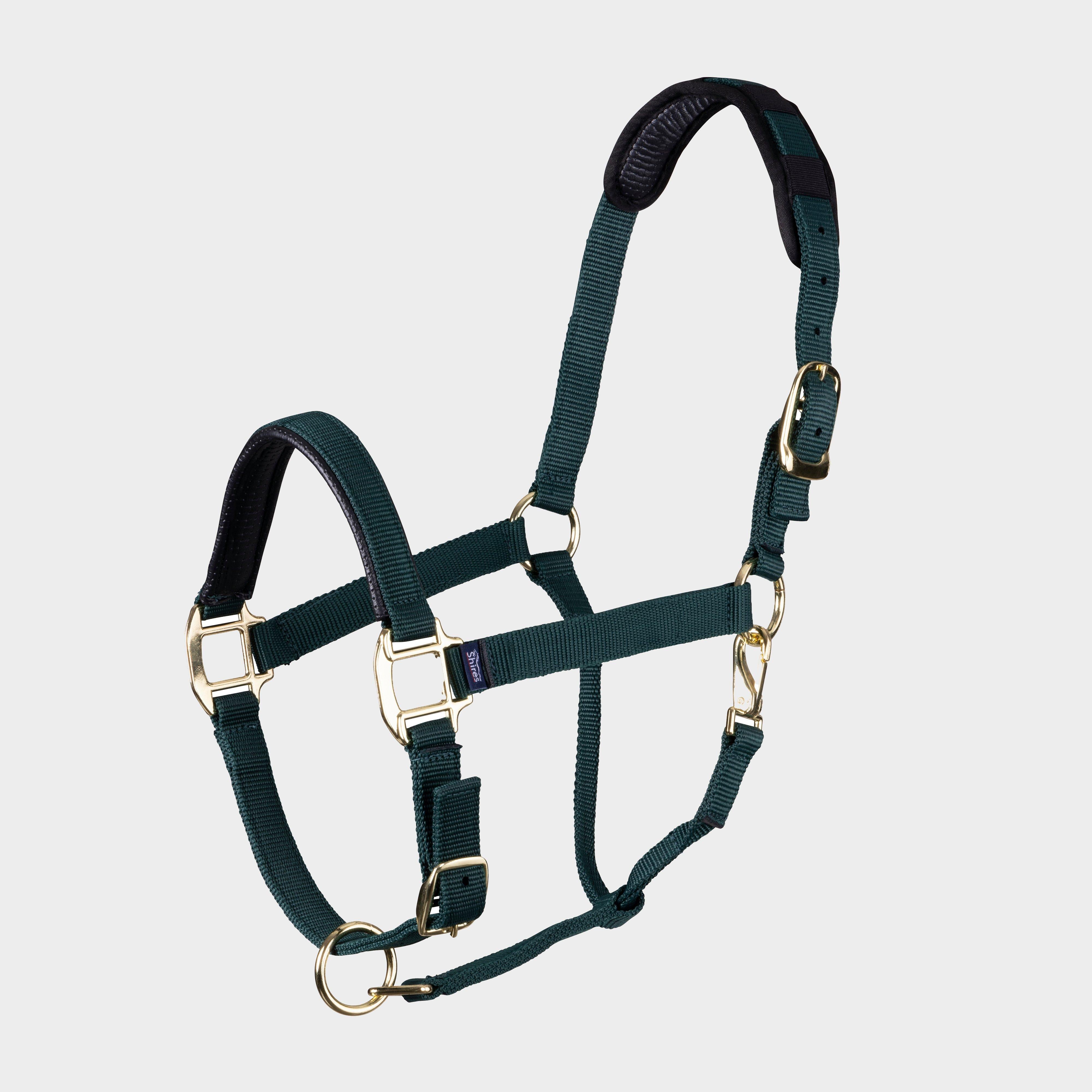 Topaz Nylon Headcollar Dark Green