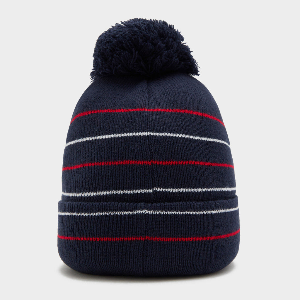 Kids Vision Stripe LED Pom Hat Navy