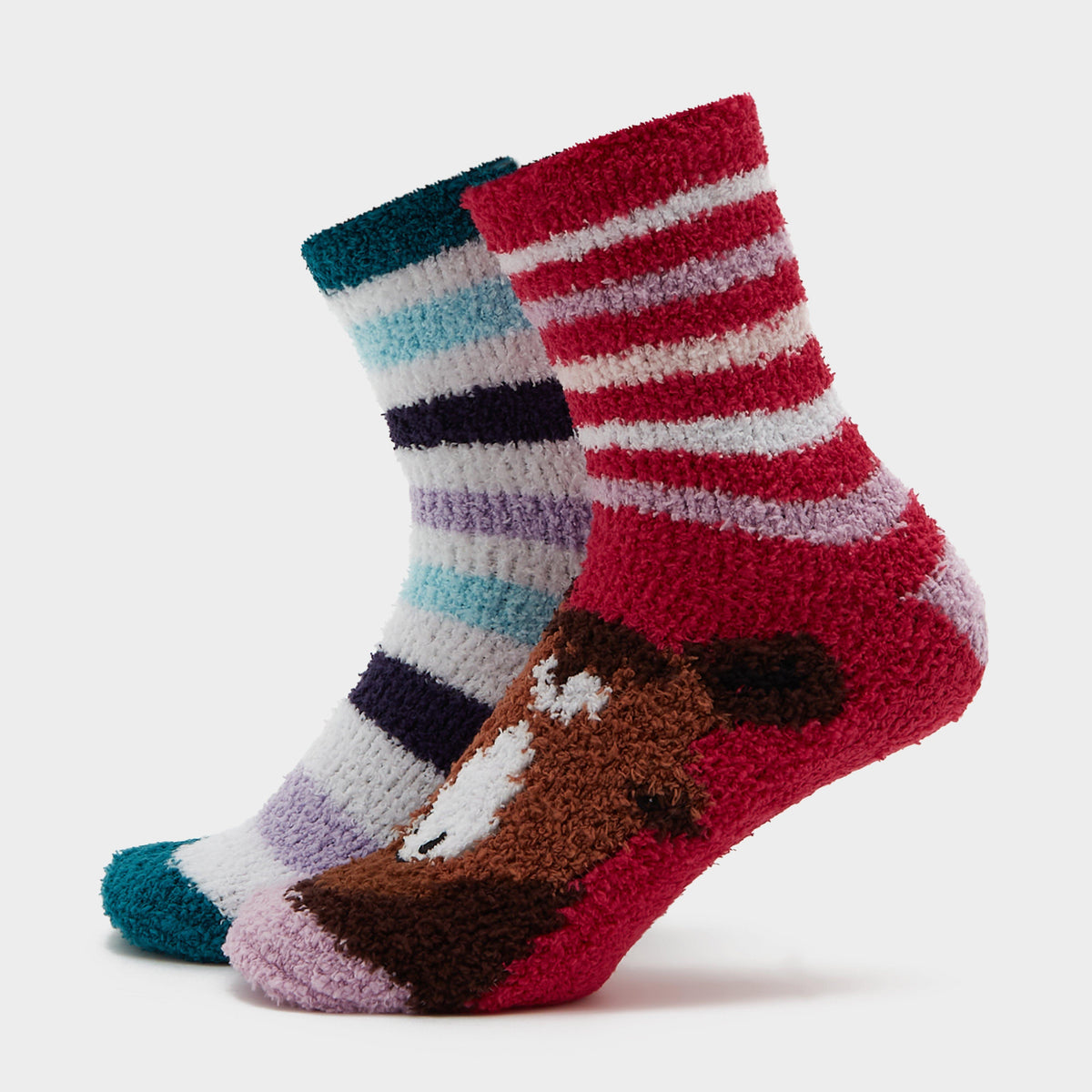 Womens Lounge Socks 2 Pack Horse