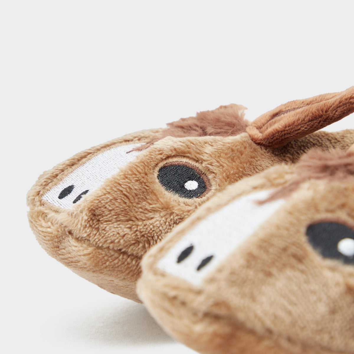 Womens Wild Feet Fluffy Footsie Slippers Horse