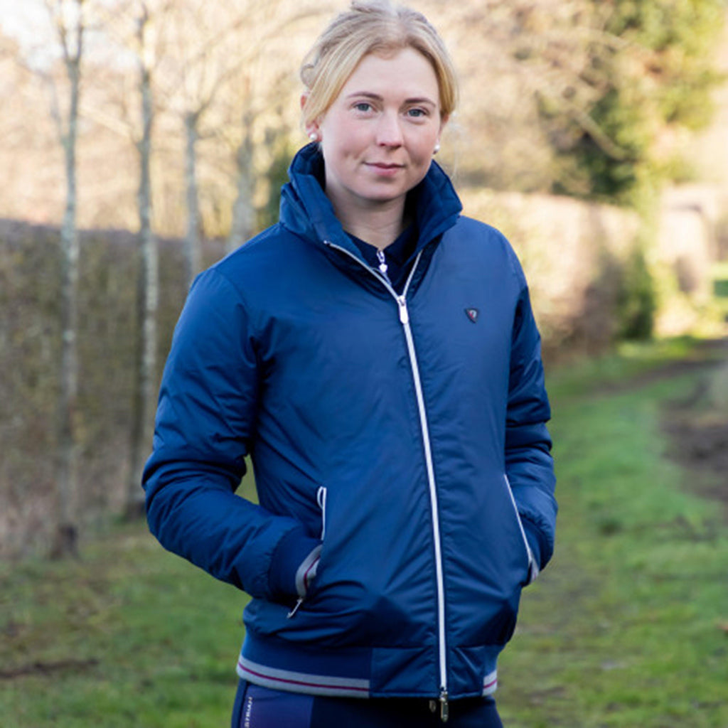 Womens Synergy Blouson Jacket Navy