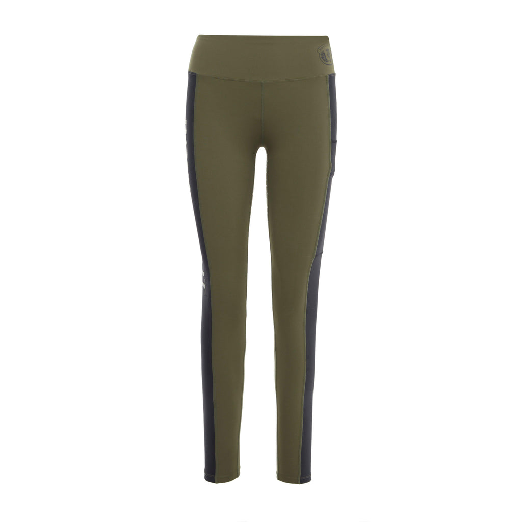 Womens Amelia Full Seat Riding Tights Khaki