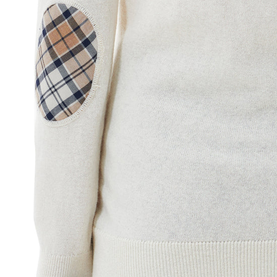 Womens Pendle Knitted Jumper Cream/Fawn