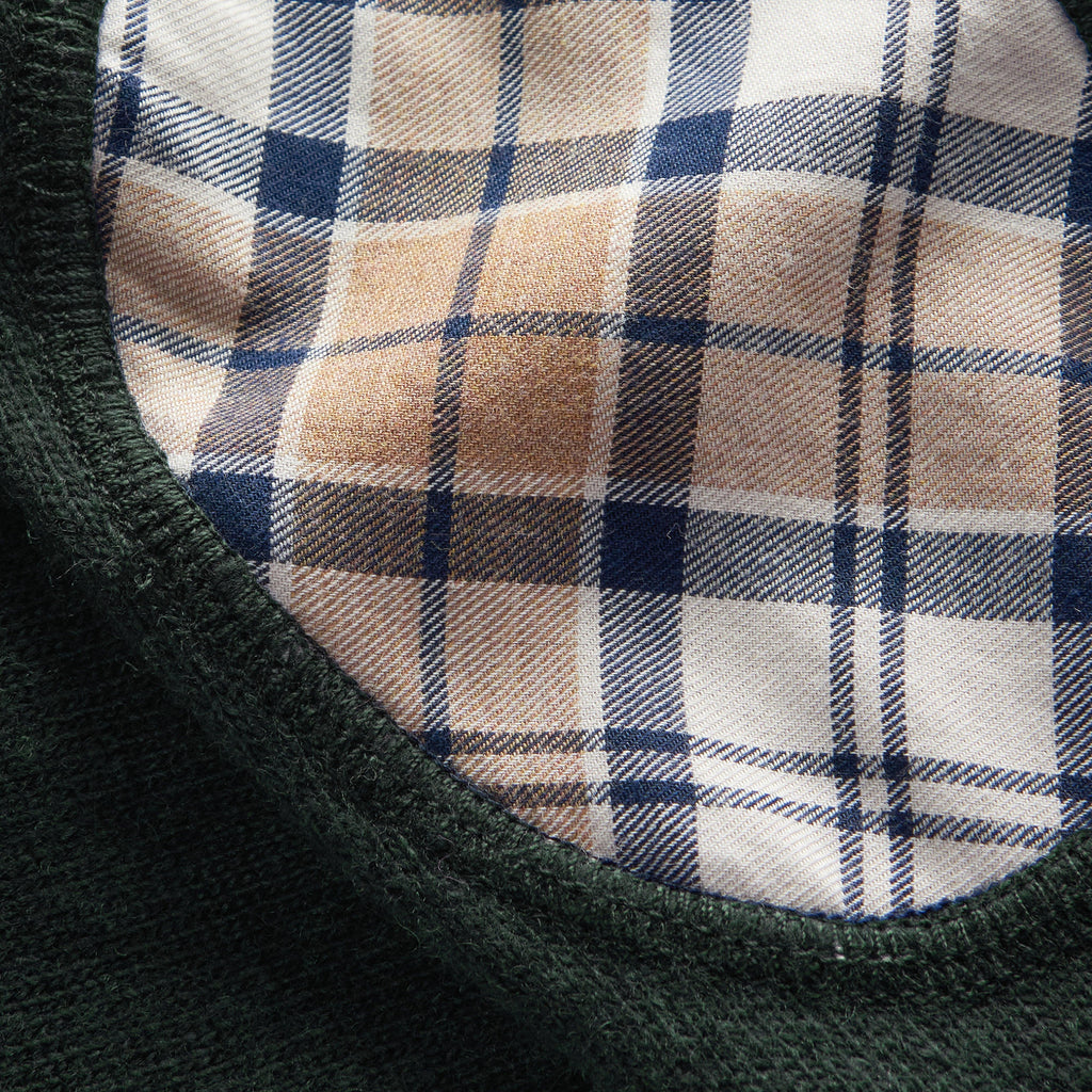 Womens Pendle Knitted Jumper Warm Olive/Fawn