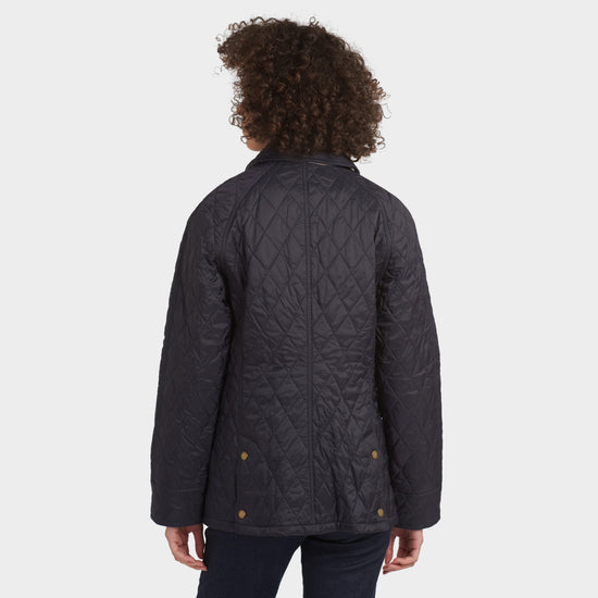 Womens Summer Beadnell Quilted Jacket Navy