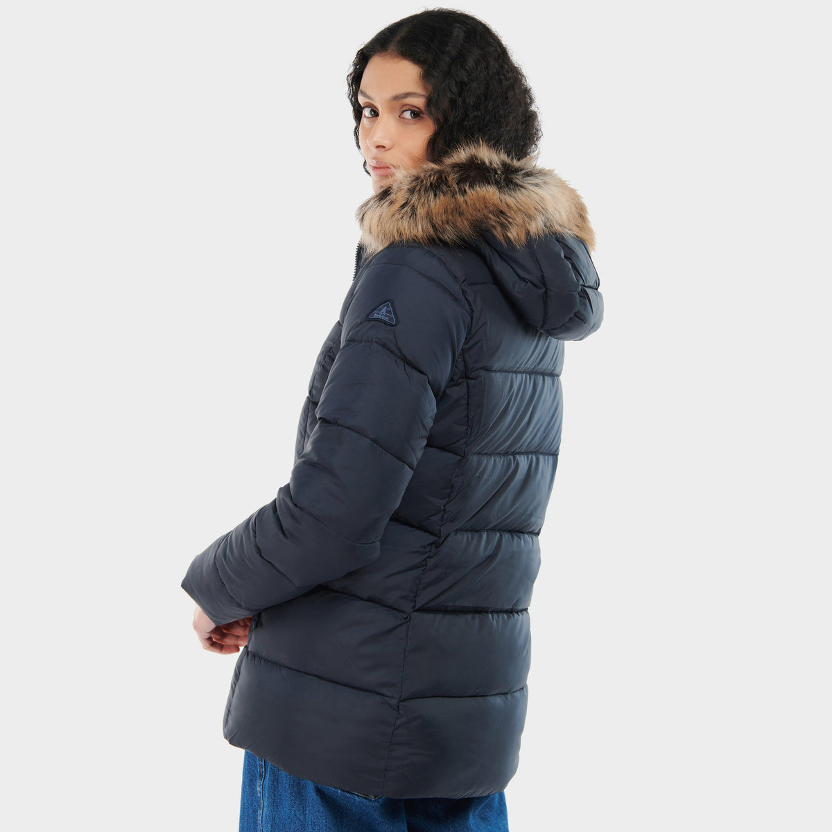 Womens Midhurst Quilted Jacket Dark Navy