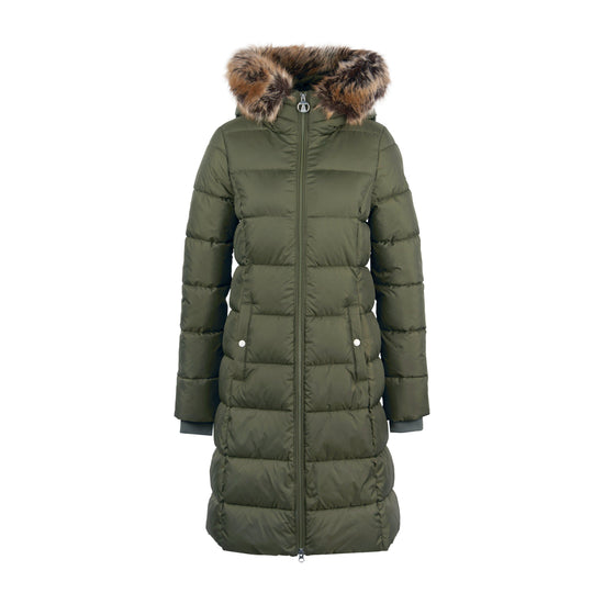 Womens Rosoman Quilted Jacket Deep Olive
