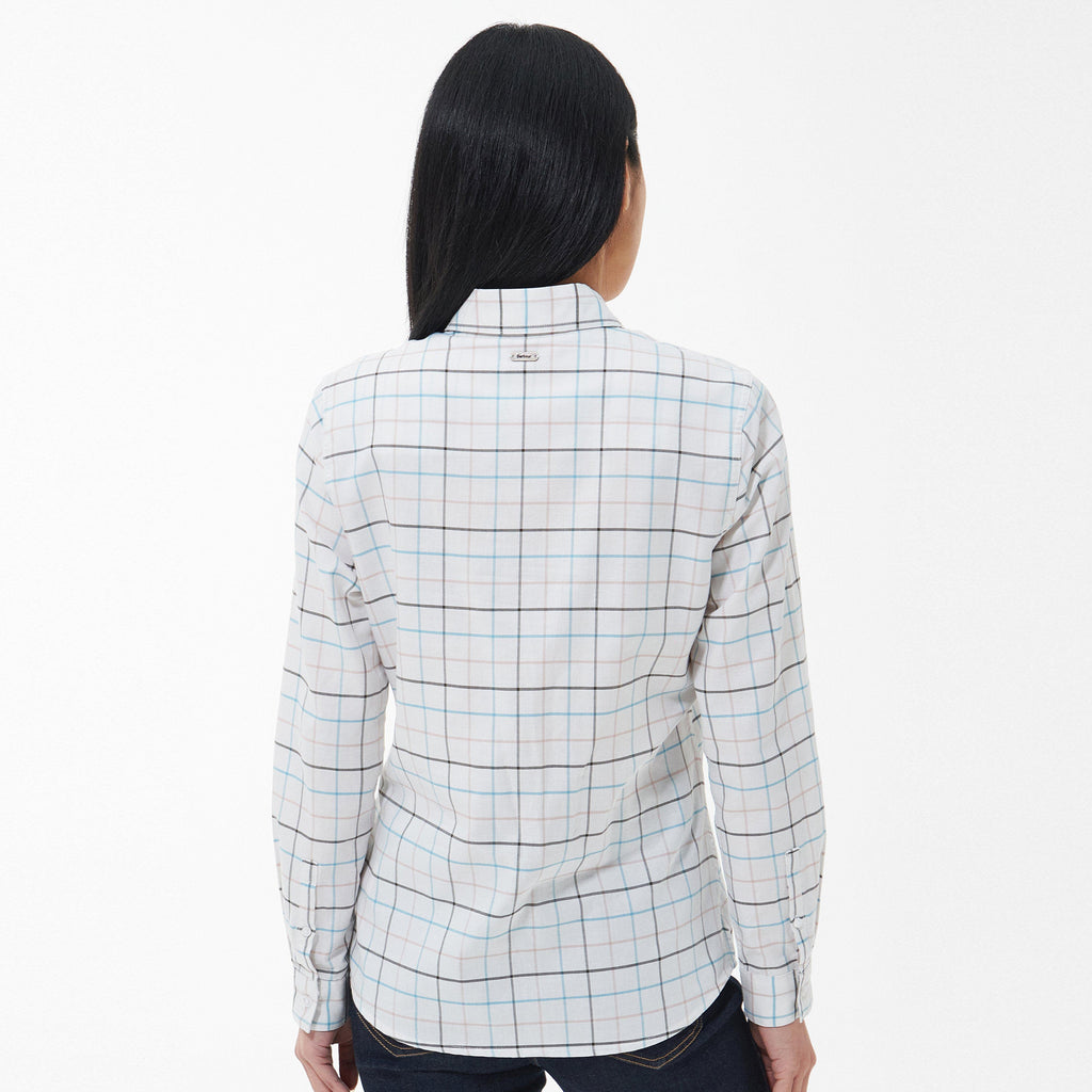 Womens Triplebar Shirt Cloud/Olive