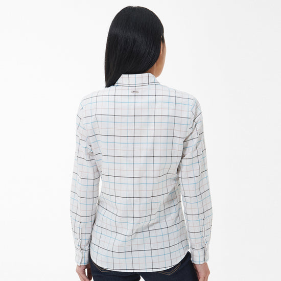 Womens Triplebar Shirt Cloud/Olive