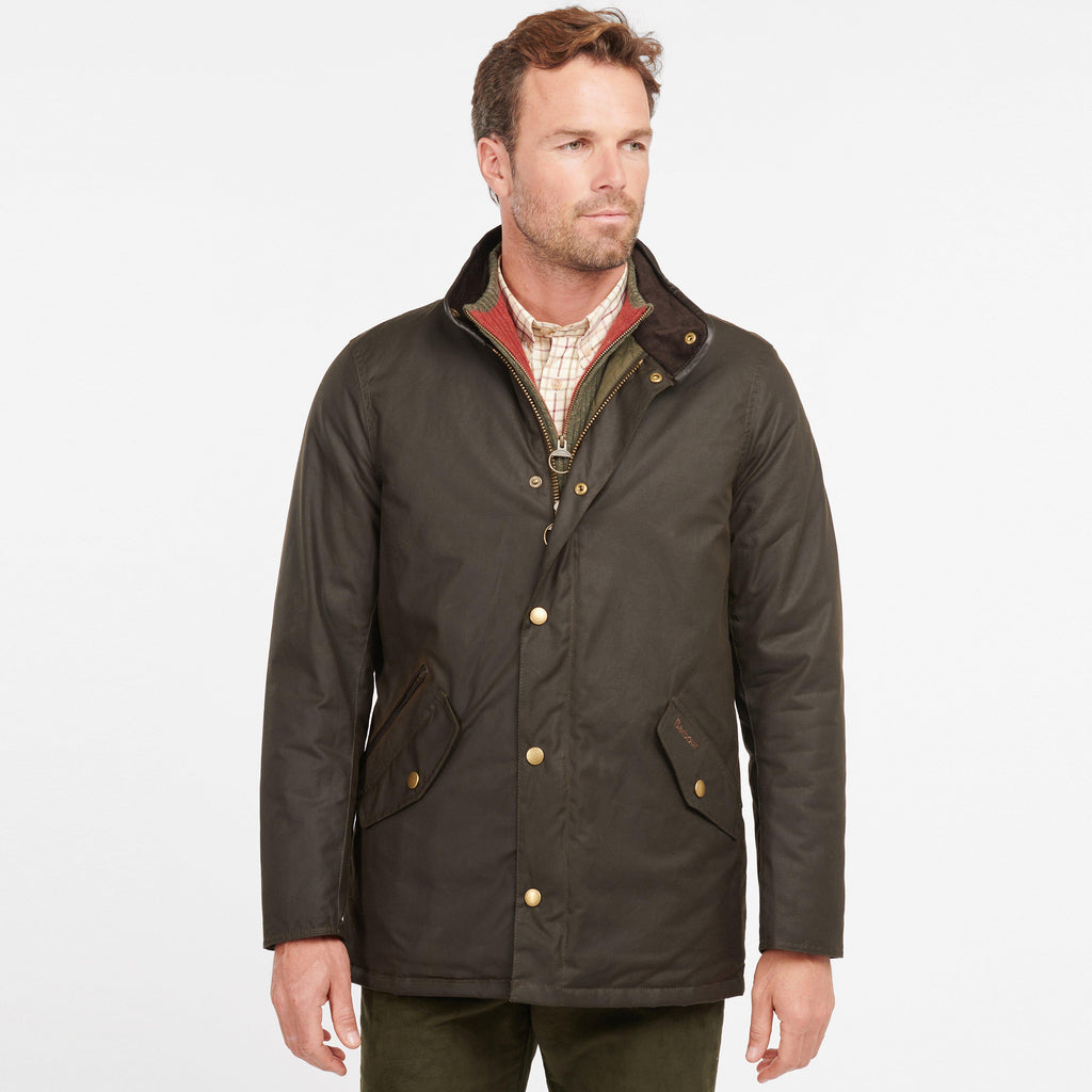 Mens Prestbury Wax Jacket Olive