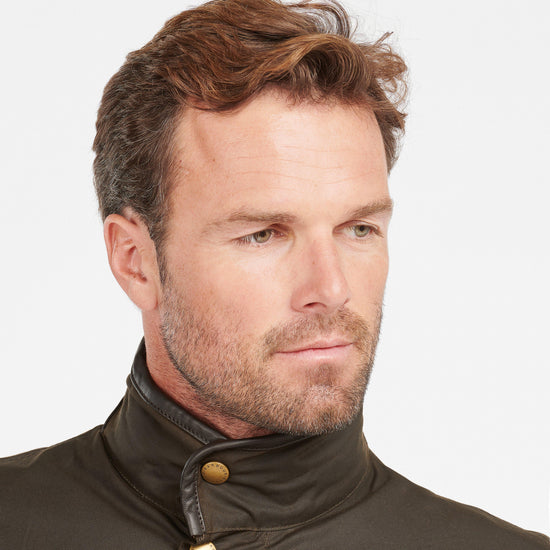 Mens Prestbury Wax Jacket Olive